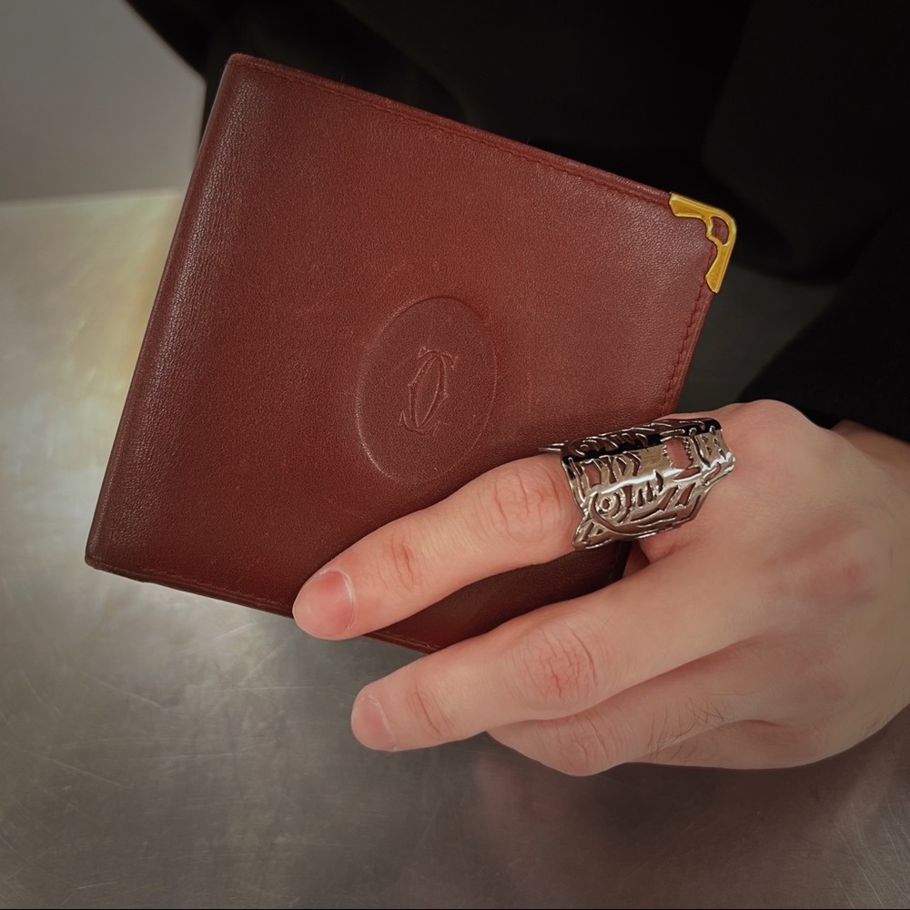 Cartier Must De Cartier Leather Small Wallet